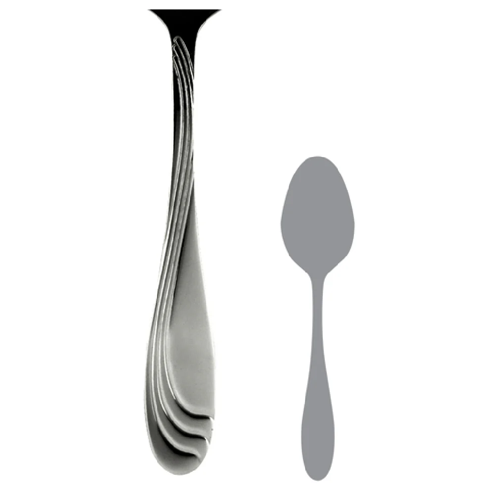 Steelite 5722SX003 6-3/4 Inch Dessert Spoon Oval Bowl 18/10 Stainless Steel