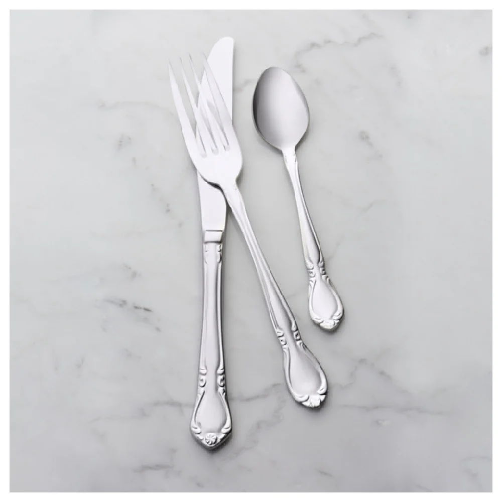 Bon Chef S1806 8.55 Inch Queen Anne European Dinner Fork 18/10 Stainless Steel Bon Chef S1806 8.55 Inch Queen Anne European Dinner Fork 18/10 Stainless Steel