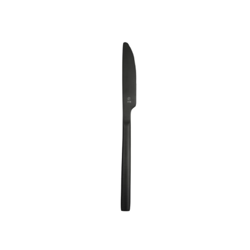 Libbey 863 5501 9 Inch Dinner Knife 18/0 Stainless Steel Satin Noir Finish