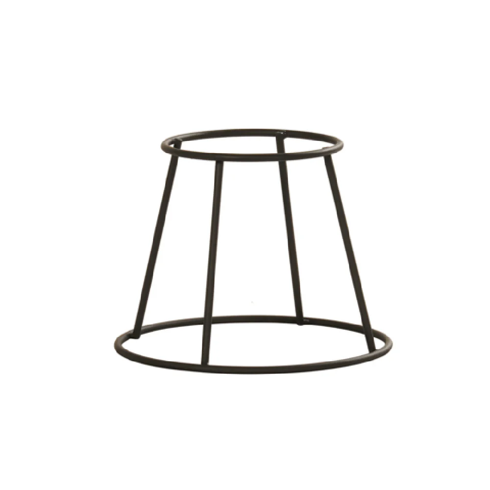 Cal-Mil 23749-13 9.25 Inch Small Display Stand Black Metal with Cal-Mil Hudson Plates