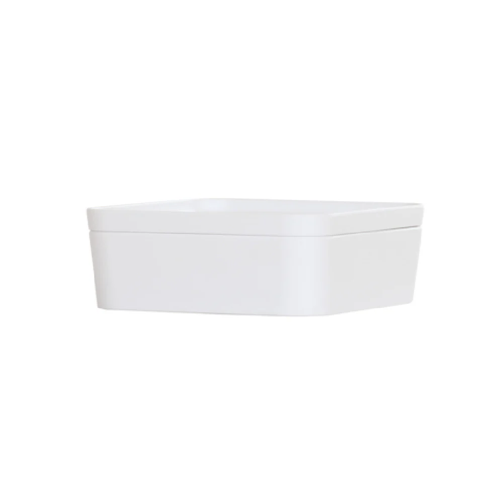 Cal-Mil 24130-8-15 8.25 Inch Bento Sushi Box Dishwasher Safe Melamine White Cal-Mil 24130-8-15 8.25 Inch Bento Sushi Box Dishwasher Safe Melamine White