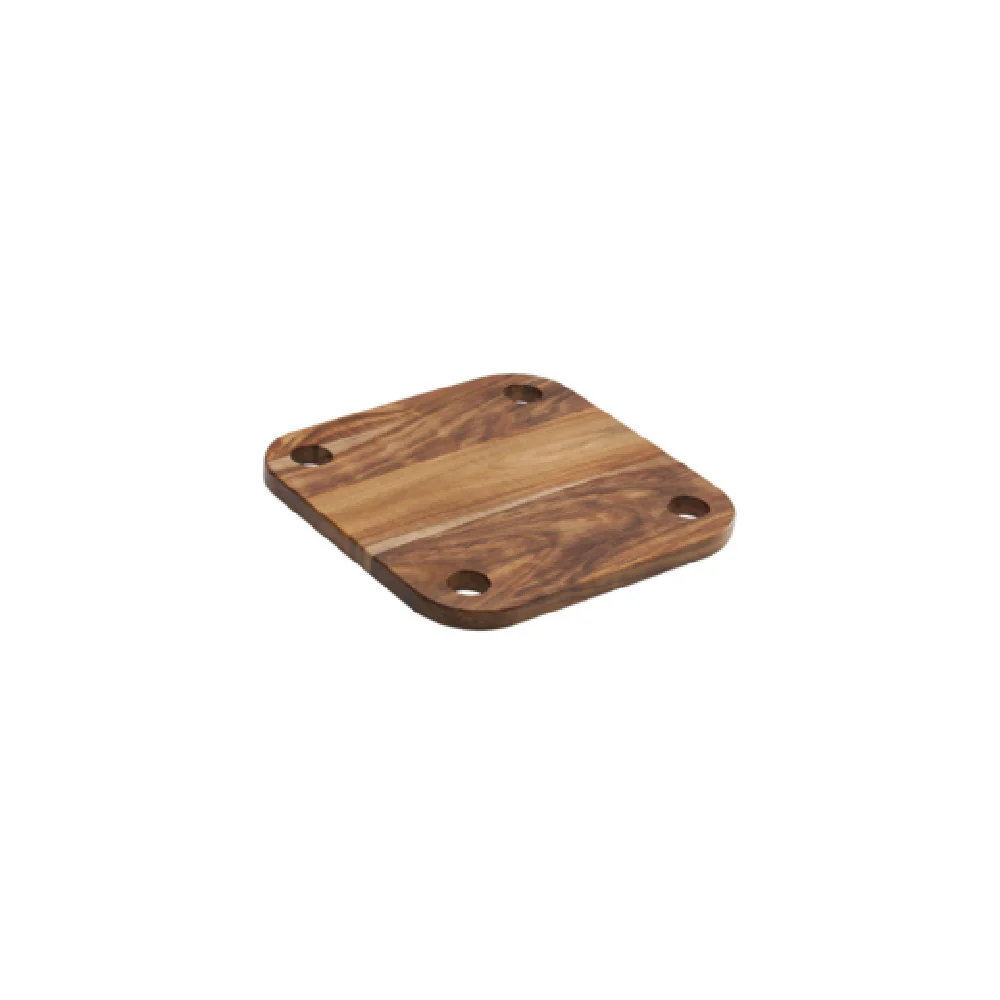 FOH BRI019NAW18 Smart Buffet Ware® Domino Stand Wood Base 13.75