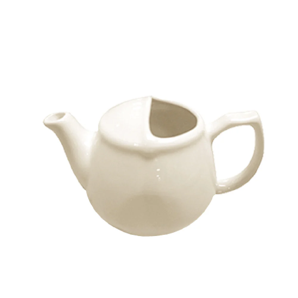 CAC China TPW-1-C1 15 Oz Accessories Teapot Porcelain Bone White Case