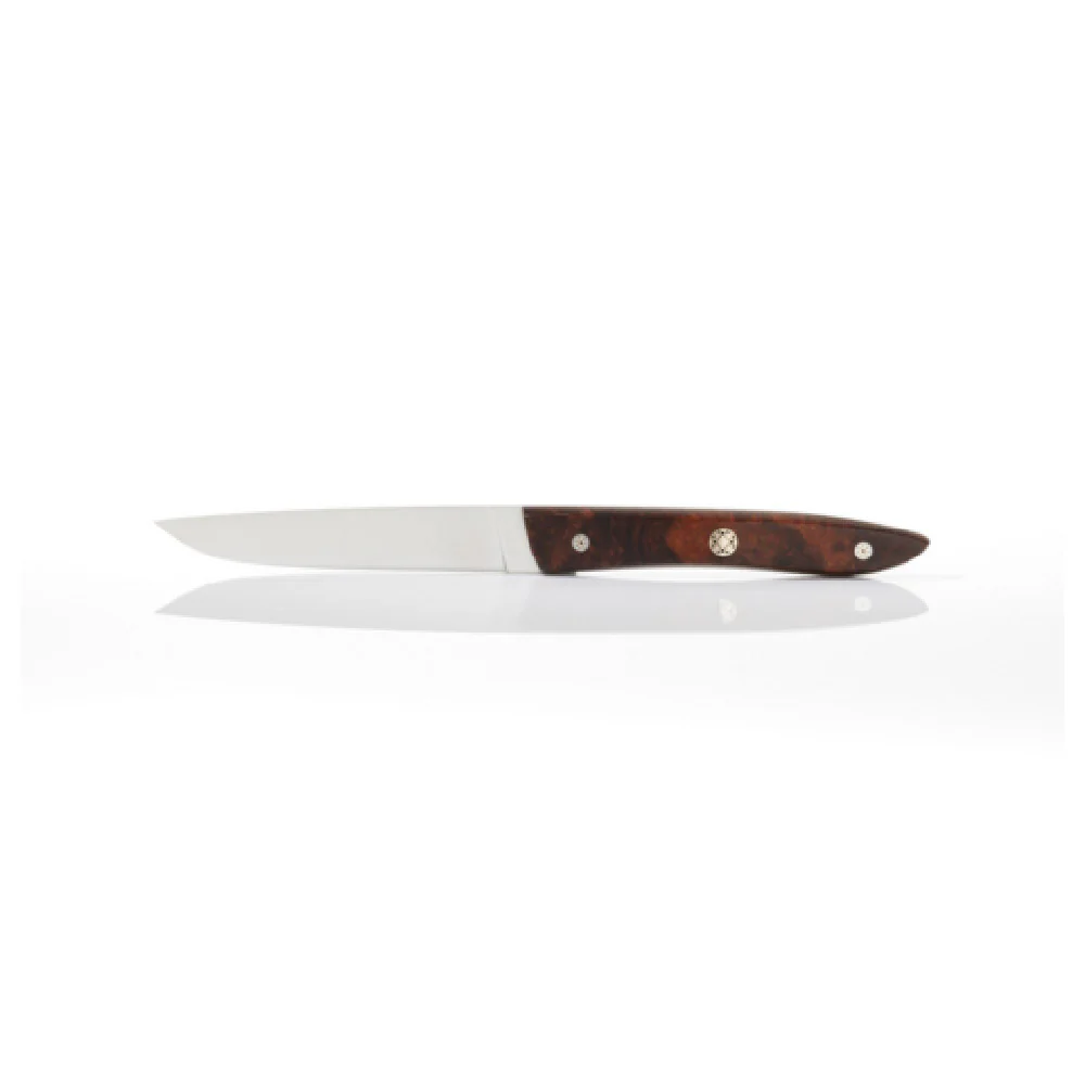 Revol 205789 4.75 Inch Blade 4 Inch Handle Non Serrated Table Knife Iron Wood Olive Revol 205789 4.75 Inch Blade 4 Inch Handle Non Serrated Table Knife Iron Wood Olive