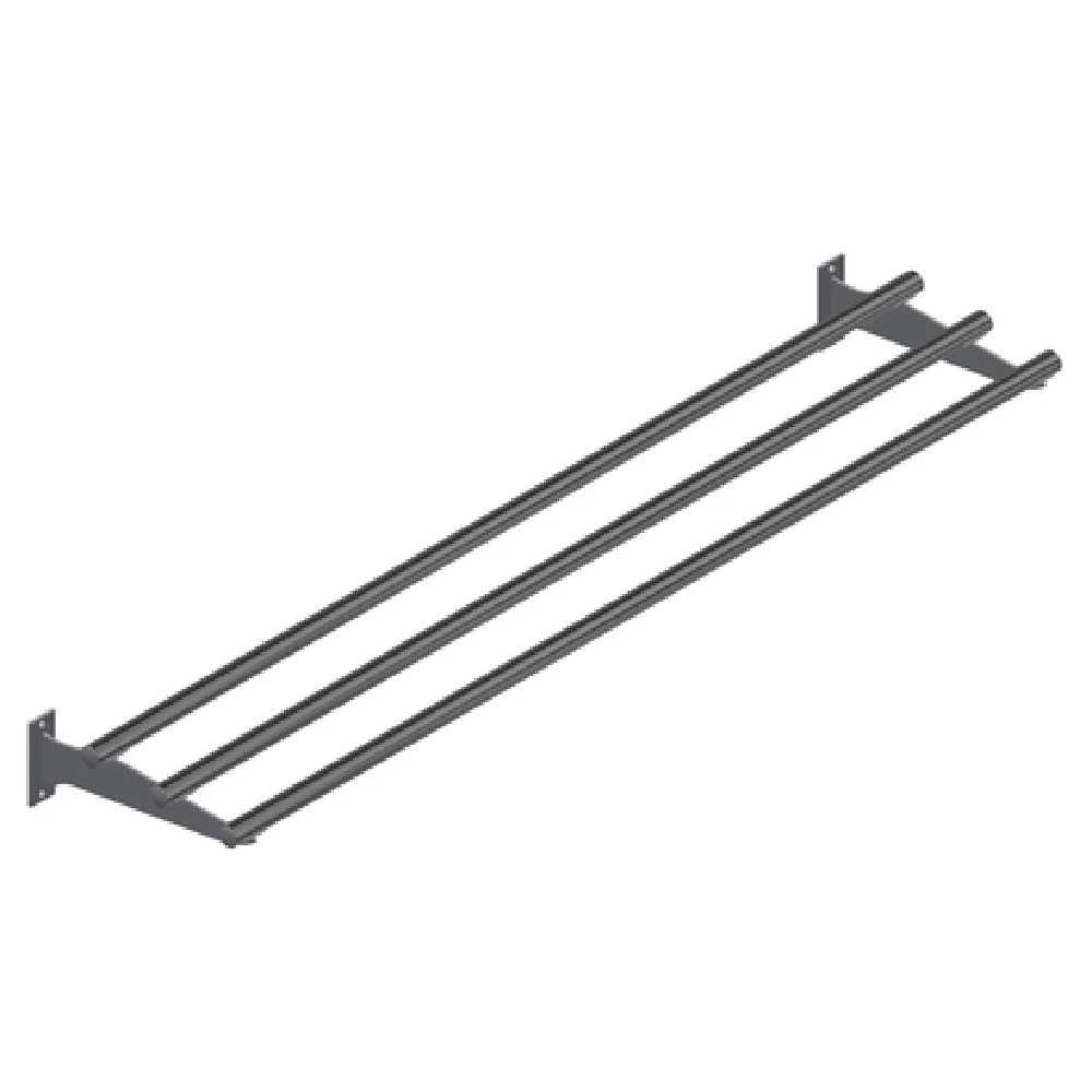 John Boos TS-T36-S 36 Inch Tray Slide Stainless Steel Stationary 3-Bar Tubular John Boos TS-T36-S 36 Inch Tray Slide Stainless Steel Stationary 3-Bar Tubular