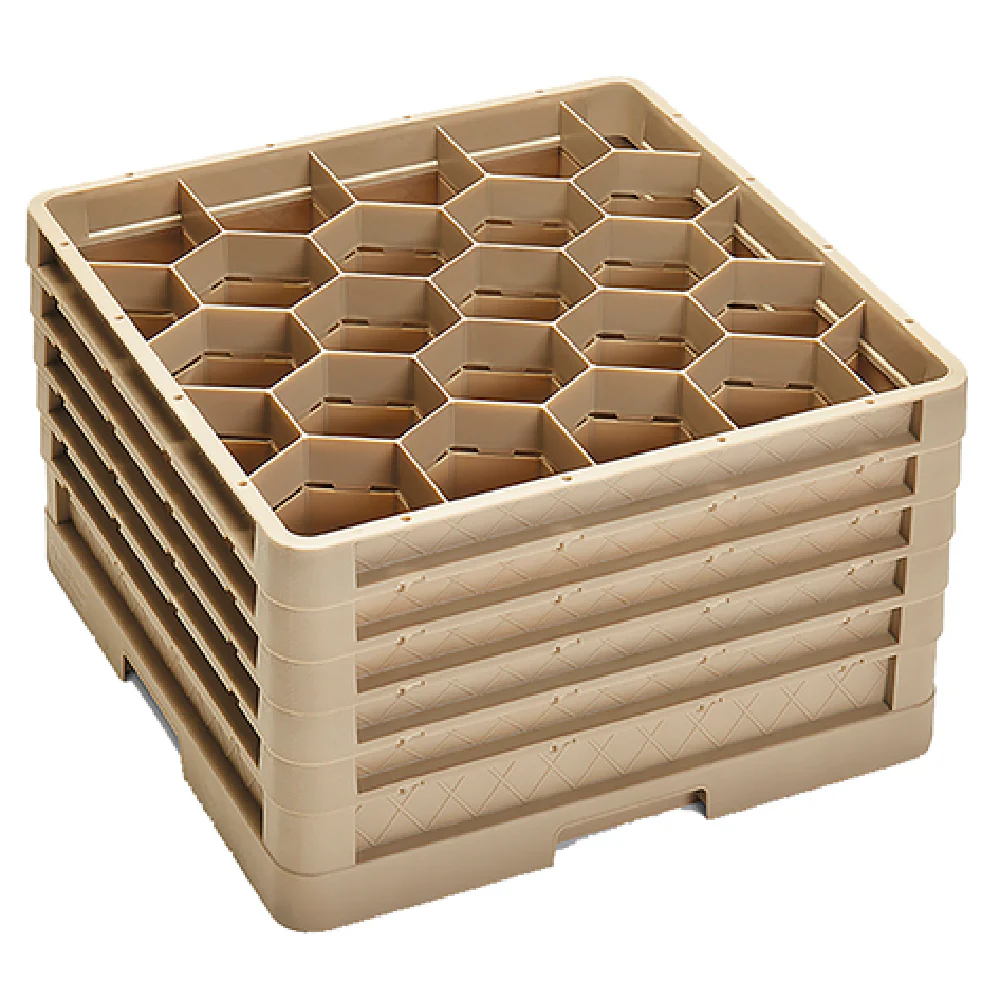 Vollrath CR11GGGGG Full Size Rack Max 19 Inch Beige Co-Polymer 20 Compartments