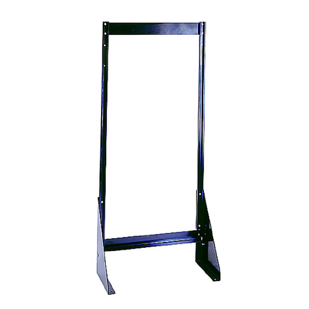 Quantum QFS148 23-5/8 Inch Condiment Organizer Tip Out Bin Stand Floor Model 14 Gauge Steel Black Coated Finish
