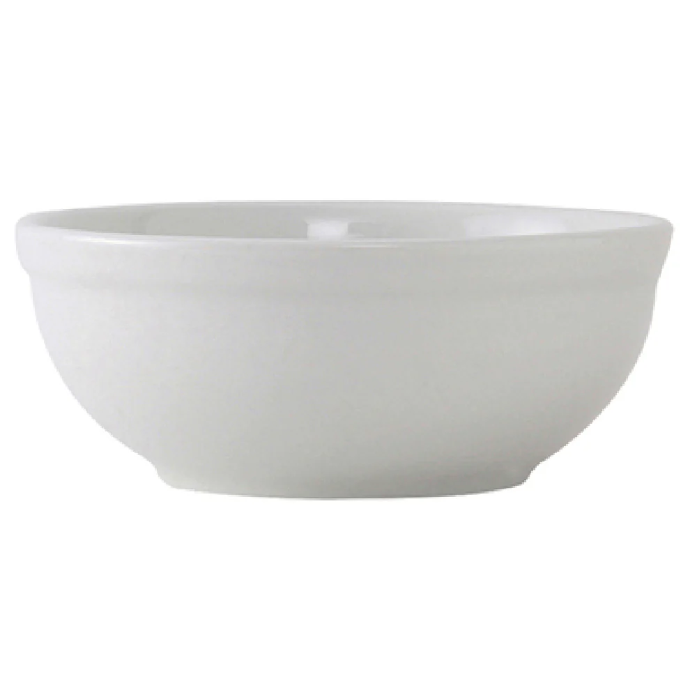 Tuxton ALB-1253 15 Oz Nappie Round Bowl Porcelain White 5-1/2 Inch Tuxton ALB-1253 15 Oz Nappie Round Bowl Porcelain White 5-1/2 Inch