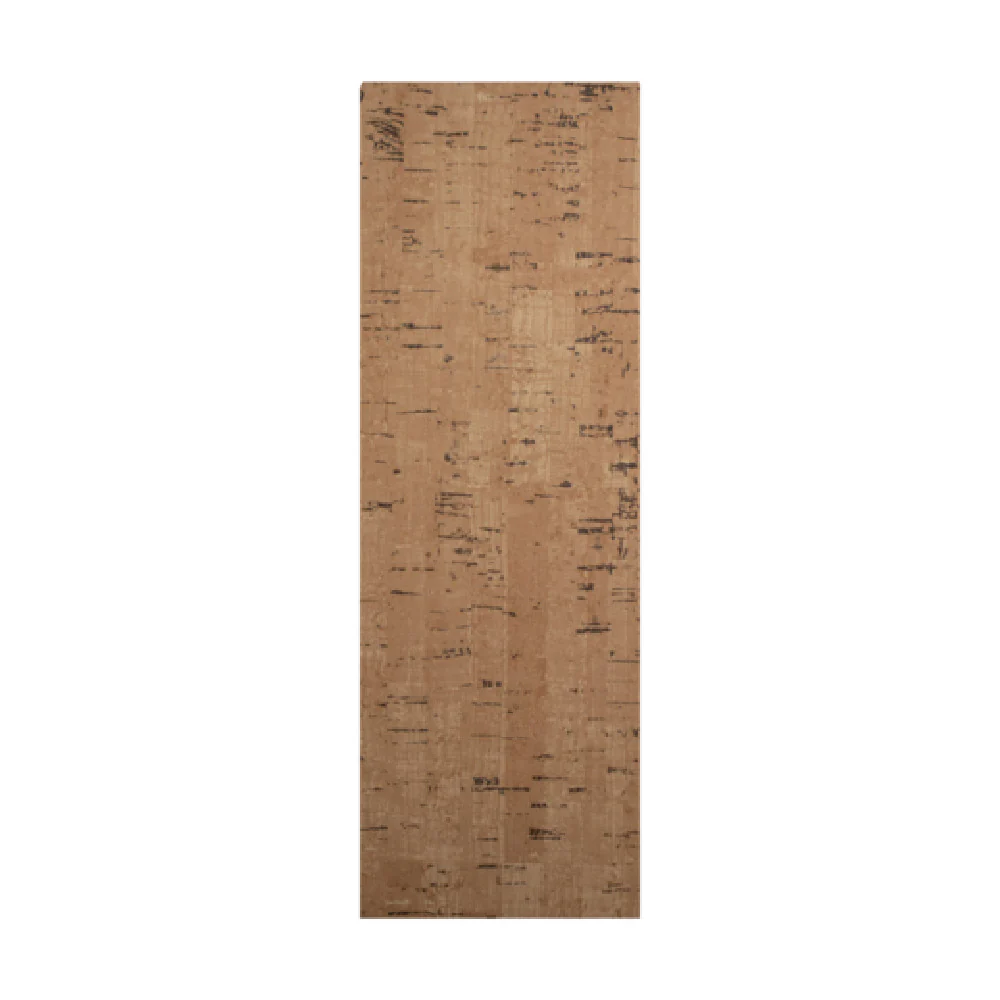 Risch VINO-2V 4.25X14 Cork-like Menu Cover Double Black - 4-1/4 Inch x 14 Inch