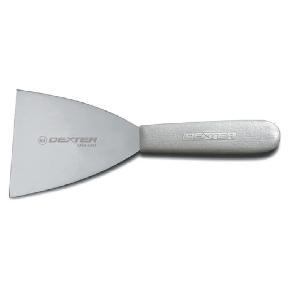 Dexter Russell 17353 4 Inch Blade Stiff Grill Scraper with Textured Handle