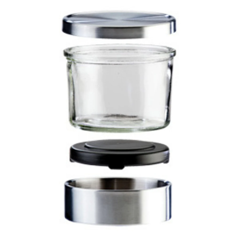 Cal Mil 1851-4HL 16 Oz Mixology Jar with Double Walled Insulated Base Glass