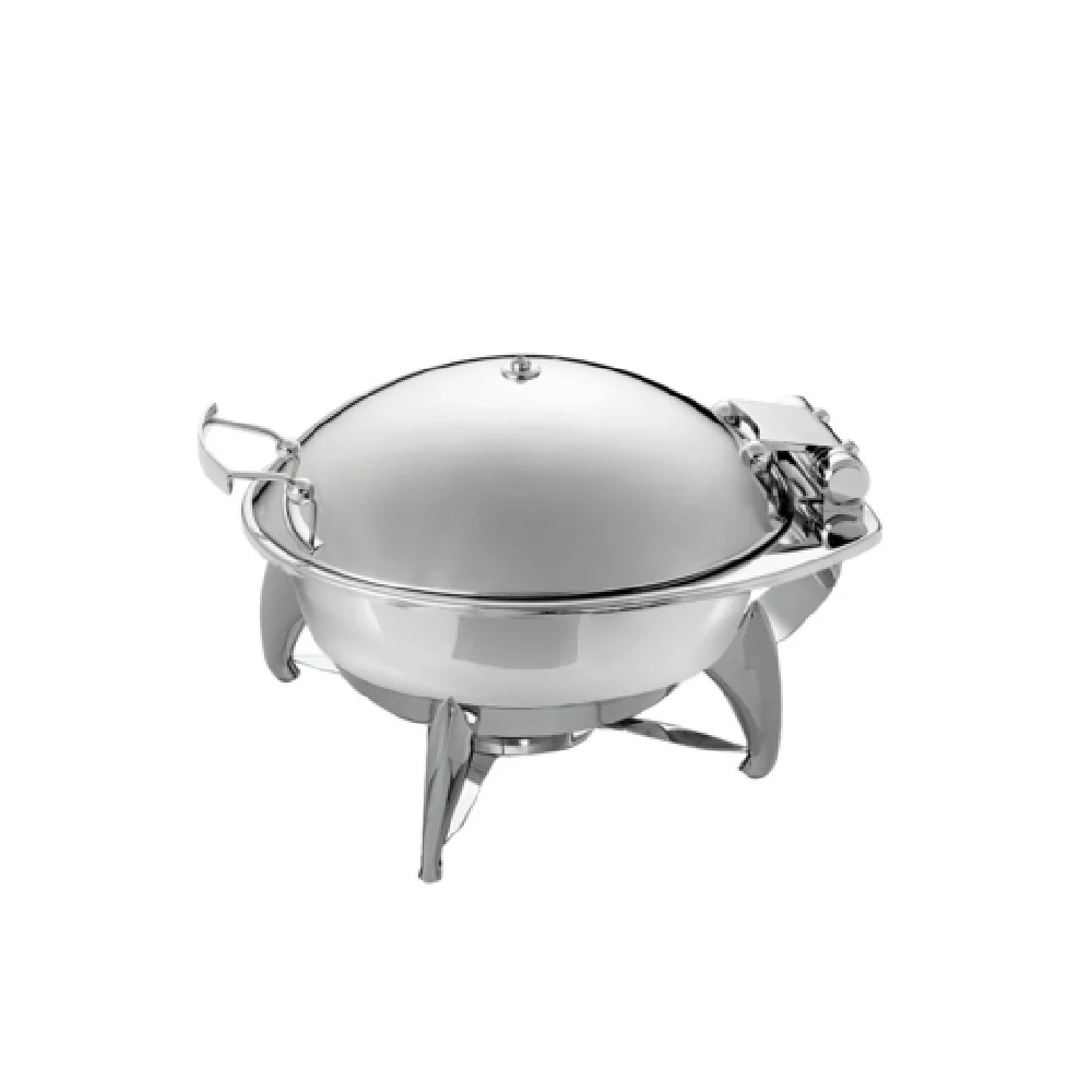 FOH BCH008MSS18 Smart Buffet Ware® Smart W Chafer 6.9 Qt. Round With Stainless Steel Lid And Food Pan FOH BCH008MSS18 Smart Buffet Ware® Smart W Chafer 6.9 Qt. Round With Stainless Steel Lid And Food Pan