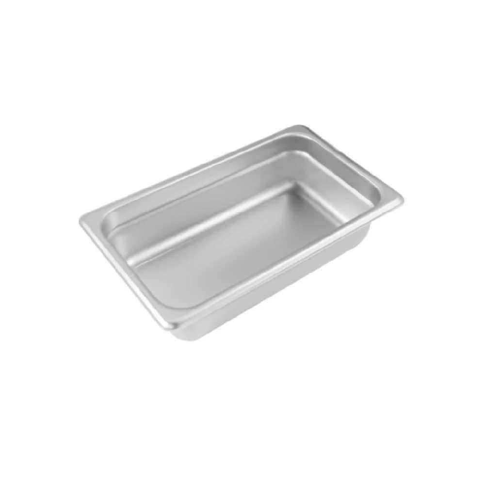 CAC China STPQ-25-2 1/4 Size Steam Pan Anti-jam Dishwasher Safe Stainless Steel