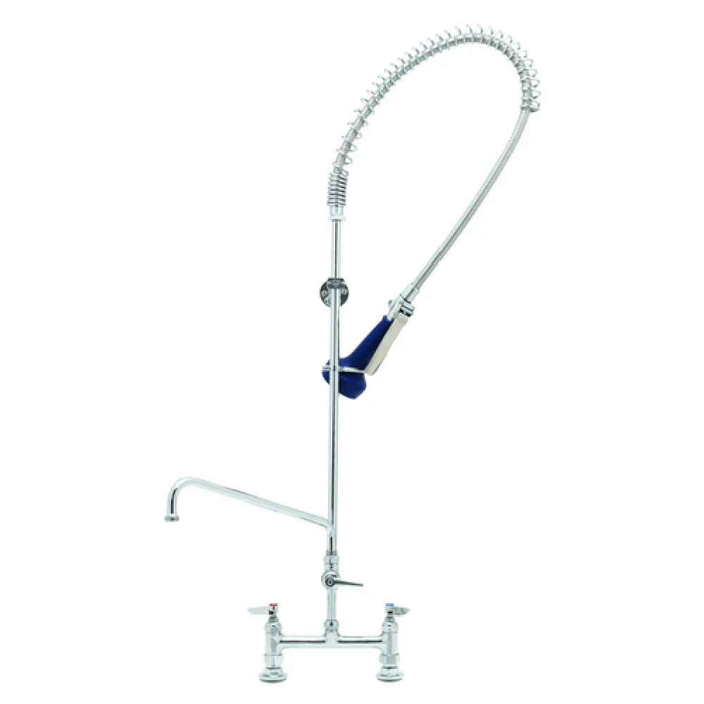 T&S Brass B-0123-A12-08 8 Inch Pre-Rinse Faucet Assembly with Add On Faucet