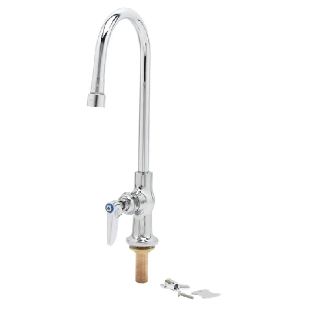 T&S Brass B-0305-VR 6-Inch Pantry Faucet Gooseneck Vandal Resistant Low Lead