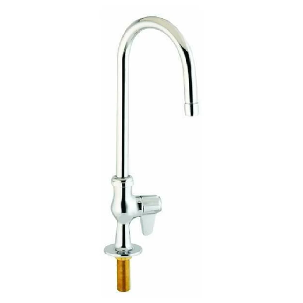 T&S Brass 5F-1SLX05CA Deck Mount Faucet Gooseneck Swivel Low Lead with ADA Compliance T&S Brass 5F-1SLX05CA Deck Mount Faucet Gooseneck Swivel Low Lead with ADA Compliance