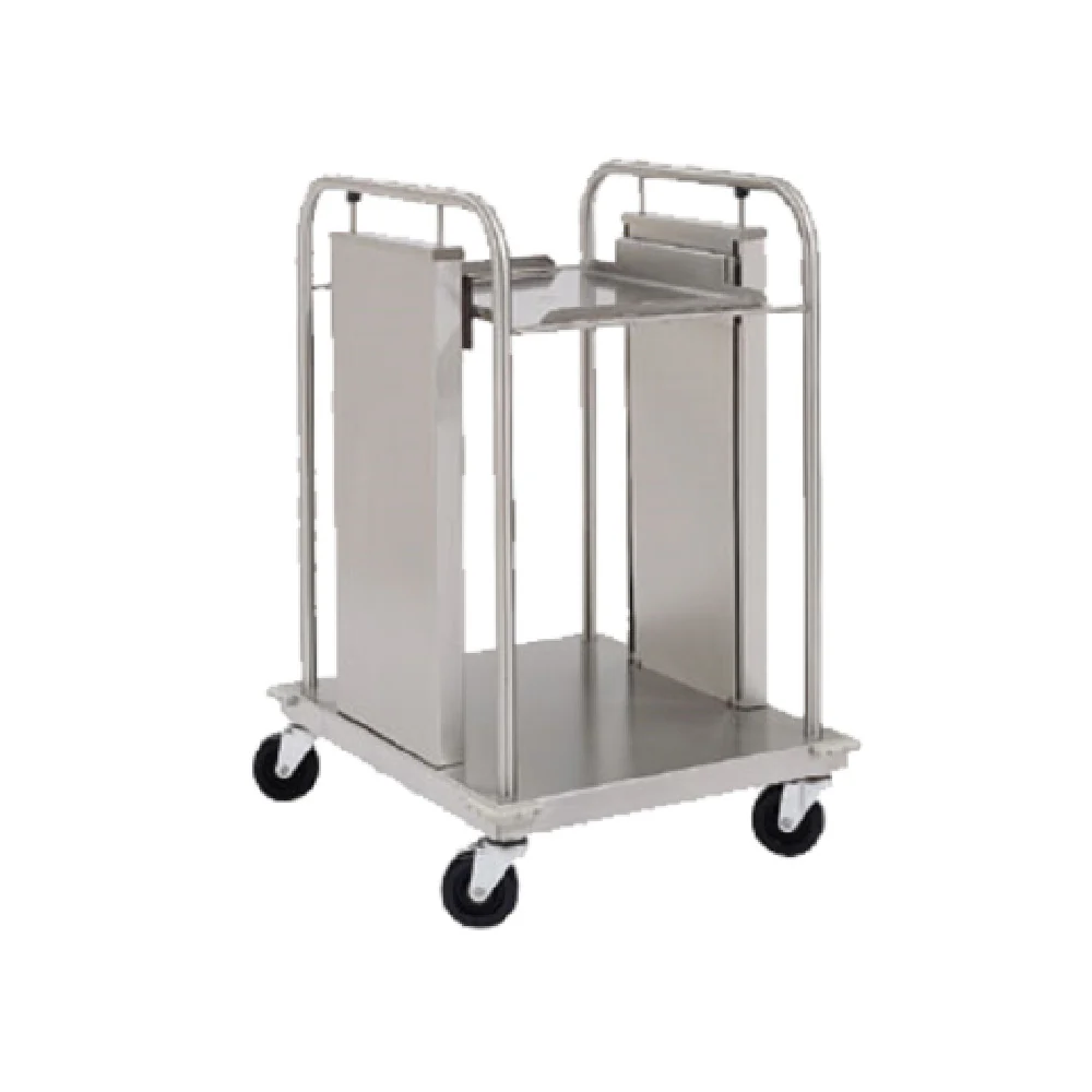 Delfield TT-1216 18 Inch Mobile Dispenser Tray Open Frame Design