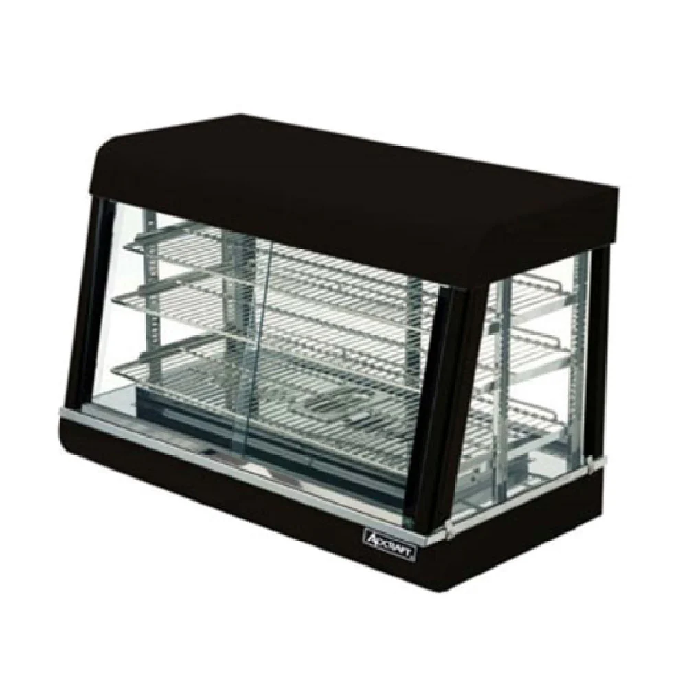 Admiral Craft HD-36 35-1/2 Inch Heated Display Case Countertop Electric 3 Shelves Stainless Steel with Interior Light Admiral Craft HD-36 35-1/2 Inch Heated Display Case Countertop Electric 3 Shelves Stainless Steel with Interior Light