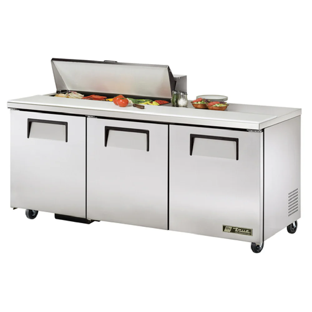 True Refrigeration TSSU-72-10-HC 72 Inch Sandwich Salad Unit with Stainless Steel Finish True Refrigeration TSSU-72-10-HC 72 Inch Sandwich Salad Unit with Stainless Steel Finish