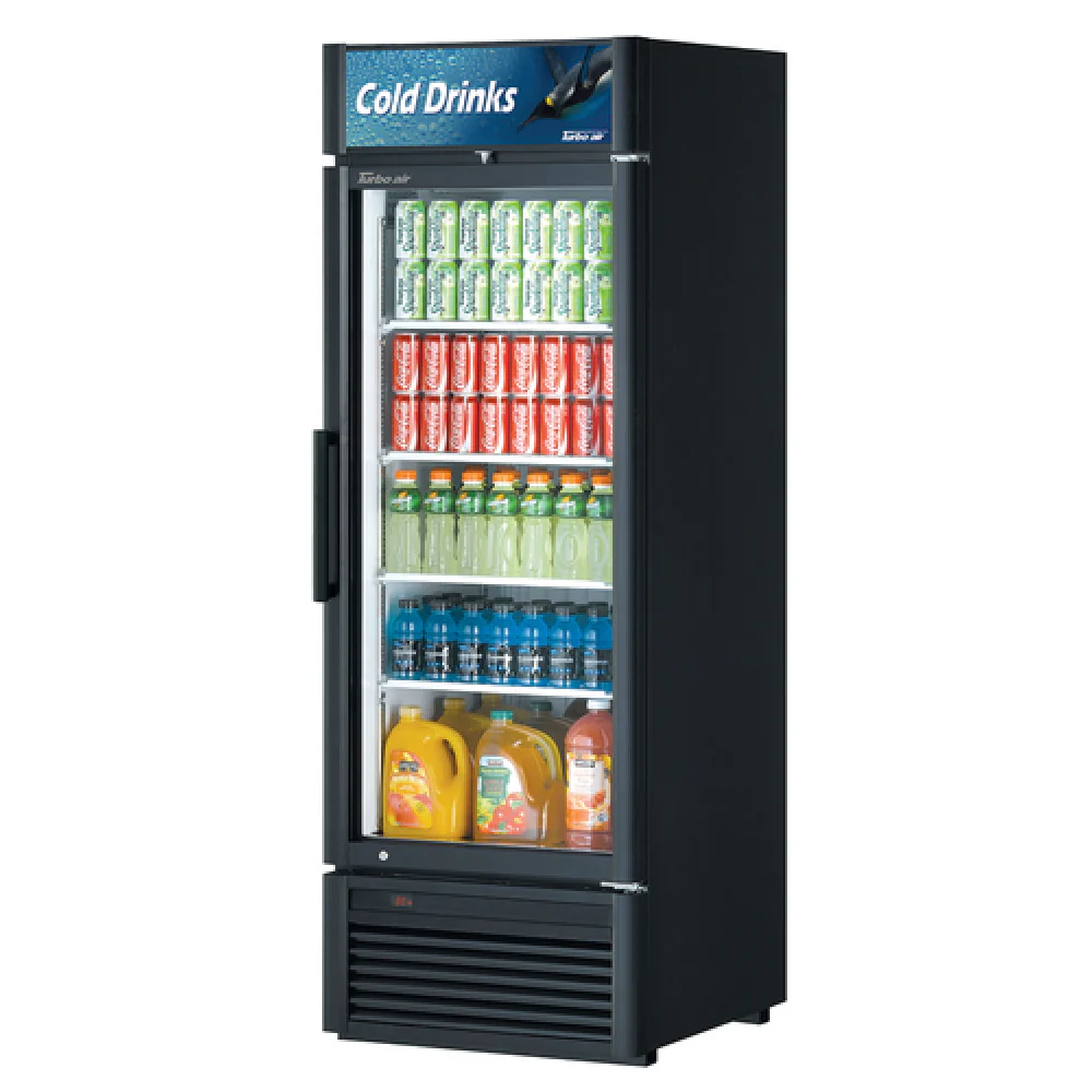 Turbo Air TGM-23SD-N6 27 Inch Super Deluxe Refrigerated Merchandiser 19.04 cu ft with Self-contained Cooling