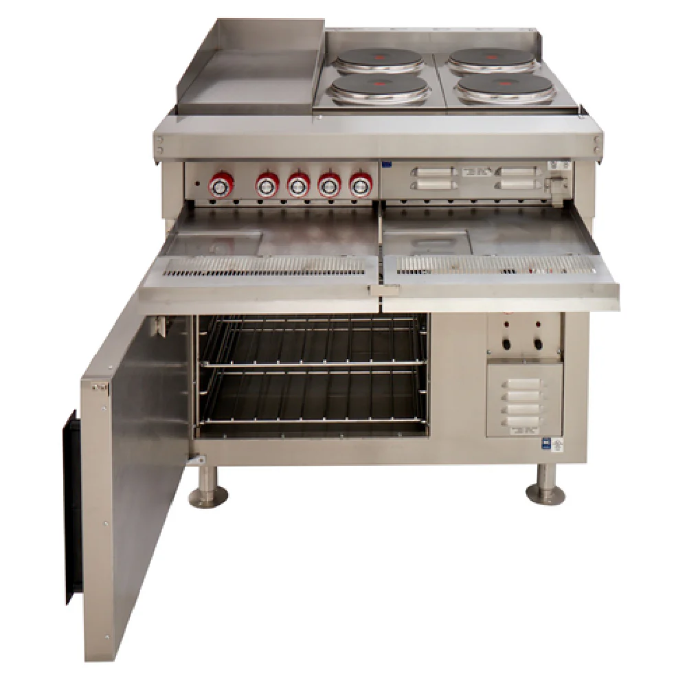Lang R36S-ATF 36 Inch Heavy Duty Electric Range with 12 Inch Hot Top and 4 French Plates Lang R36S-ATF 36 Inch Heavy Duty Electric Range with 12 Inch Hot Top and 4 French Plates