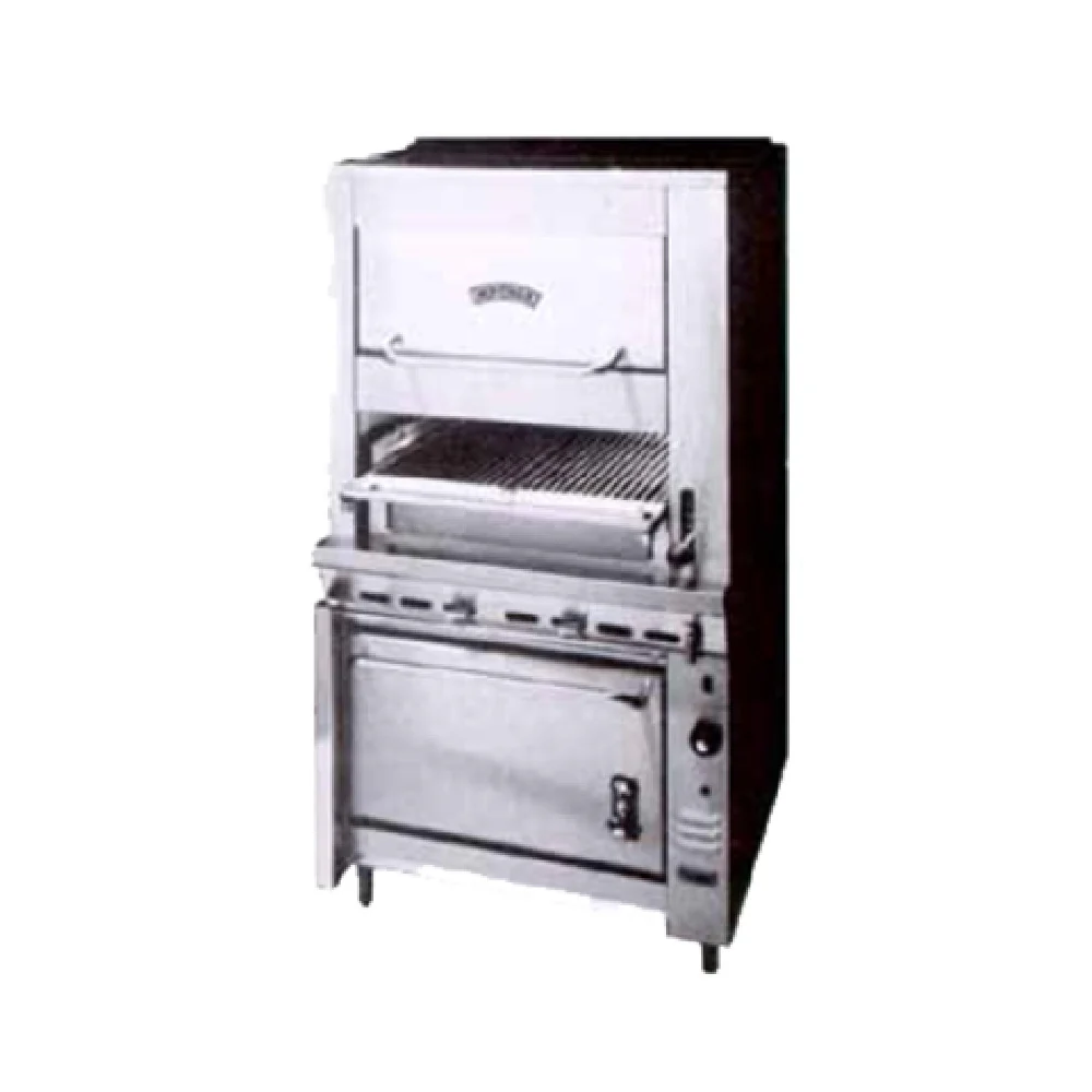 Montague Company V136W36 36 Inch Gas Broiler with Convection Oven 129000 BTU