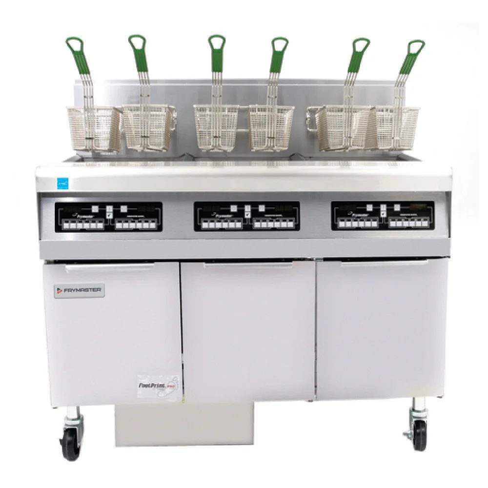 Frymaster FPPH355_NAT 47 Inch Gas Hi-efficiency Deep Fryer Battery 240000 BTU with Built-in Filtration Frymaster FPPH355_NAT 47 Inch Gas Hi-efficiency Deep Fryer Battery 240000 BTU with Built-in Filtration