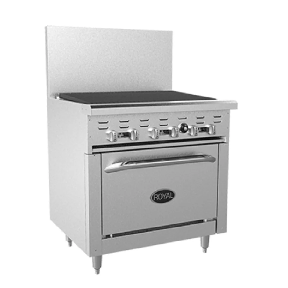 Royal Range Of California RR-36RB-126_NAT Restaurant Range Gas 36 Royal Range Of California RR-36RB-126_NAT Restaurant Range Gas 36