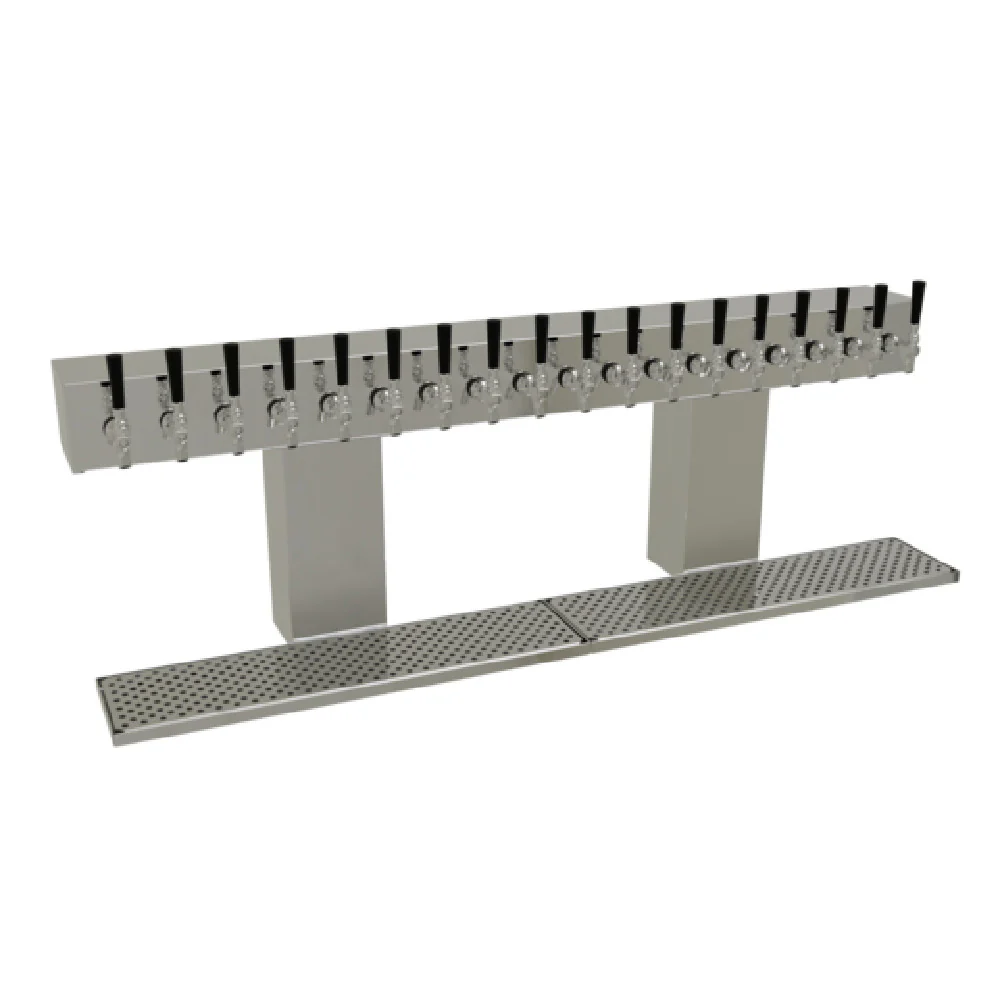 Glastender BRT-18-MFR 56 Inch Wide Glycol Cooled Draft Beer Dispensing Tower Stainless Steel