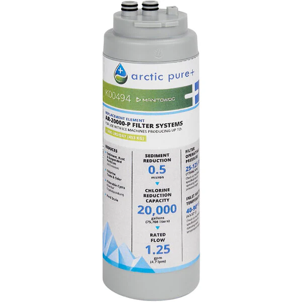 Manitowoc K00494 .50 Micron Replacement Water Filter Cartridge for AR-20000-P Manitowoc K00494 .50 Micron Replacement Water Filter Cartridge for AR-20000-P