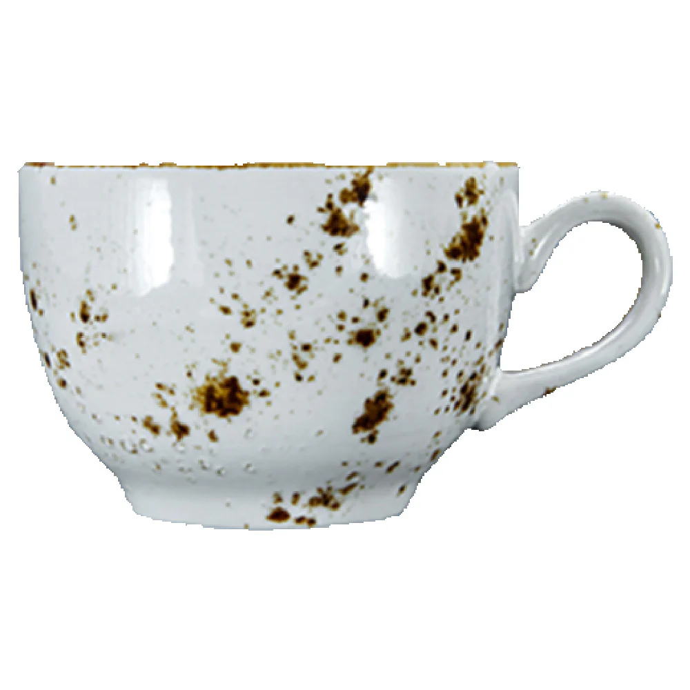 Vertex China LTW-1 Cup 8 Oz. with Handle Hand Painted Terra White