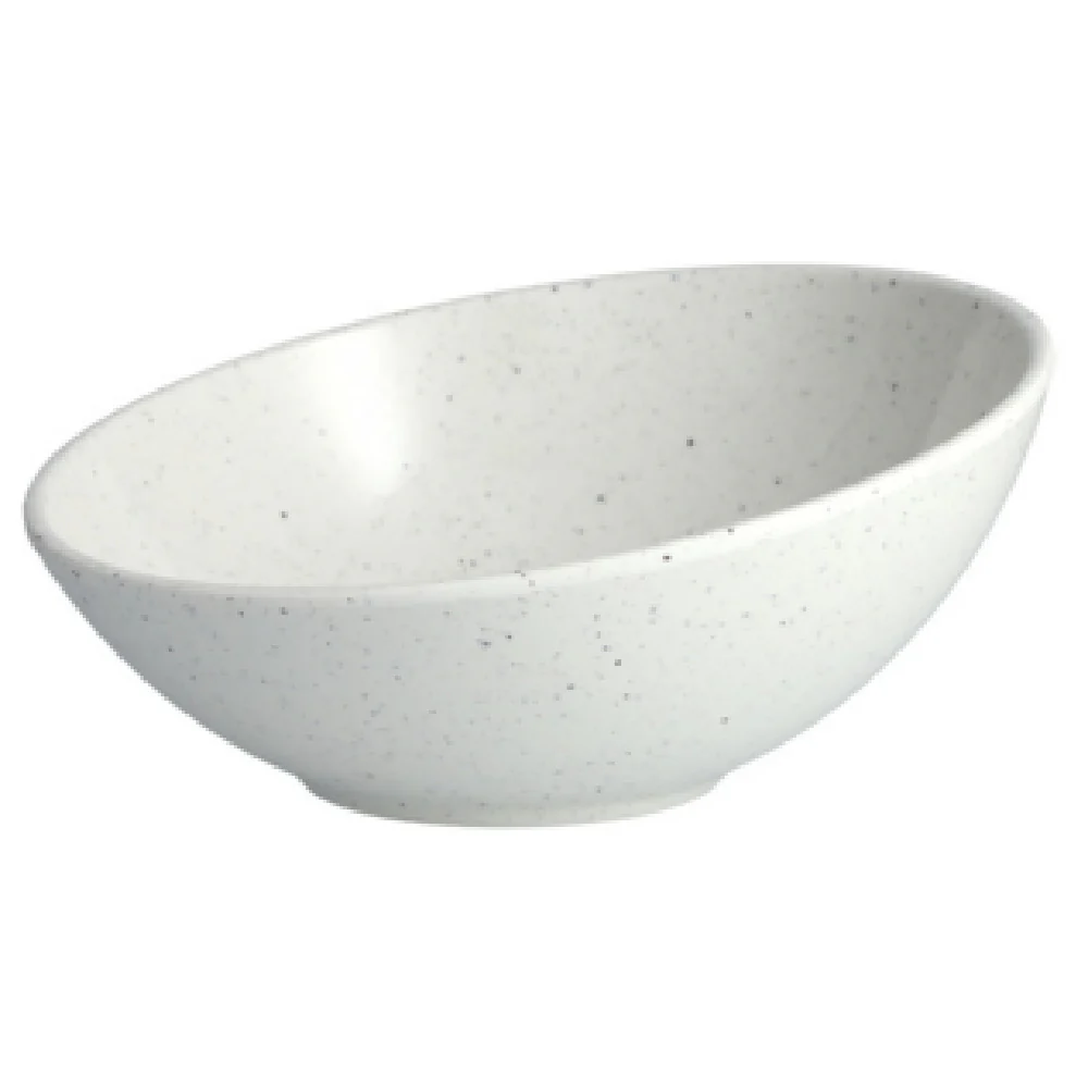 Fortessa DV.MD.AA5546WS 12 Oz Camp White Tilt Bowl Melamine Dishwasher Safe