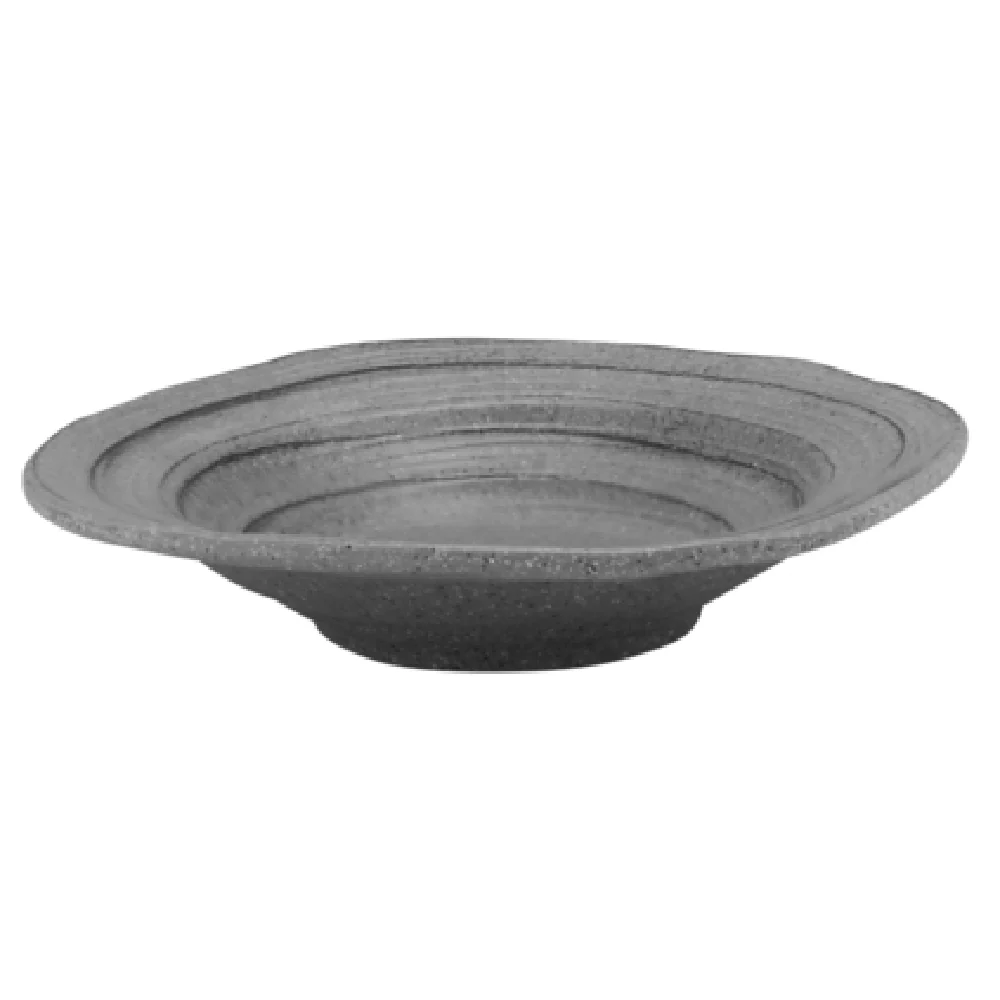 GET Enterprises DB925ST-GSD 12 Oz Bowl Gray Irregular BPA Free Melamine 9-1/4 Inch