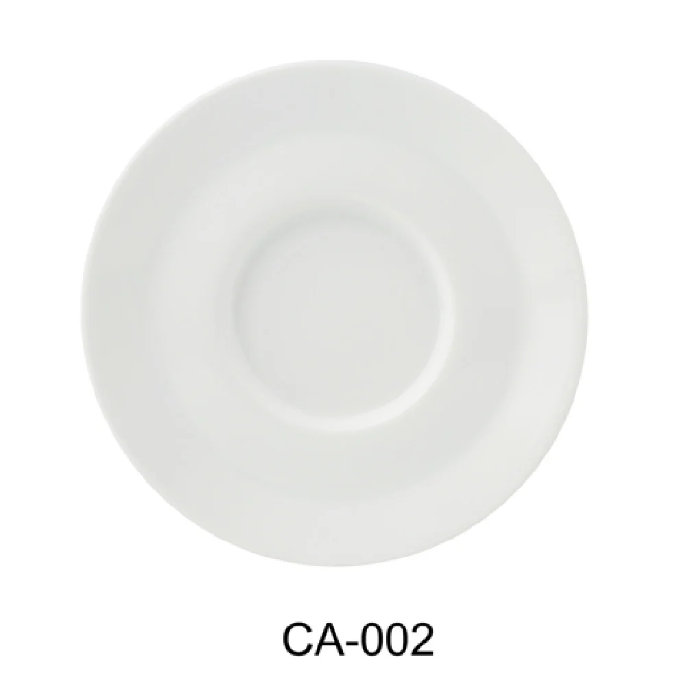 Yanco CA-002 6 Inch Porcelain and Aluminum Saucer White 3 Dozen Packs Yanco CA-002 6 Inch Porcelain and Aluminum Saucer White 3 Dozen Packs