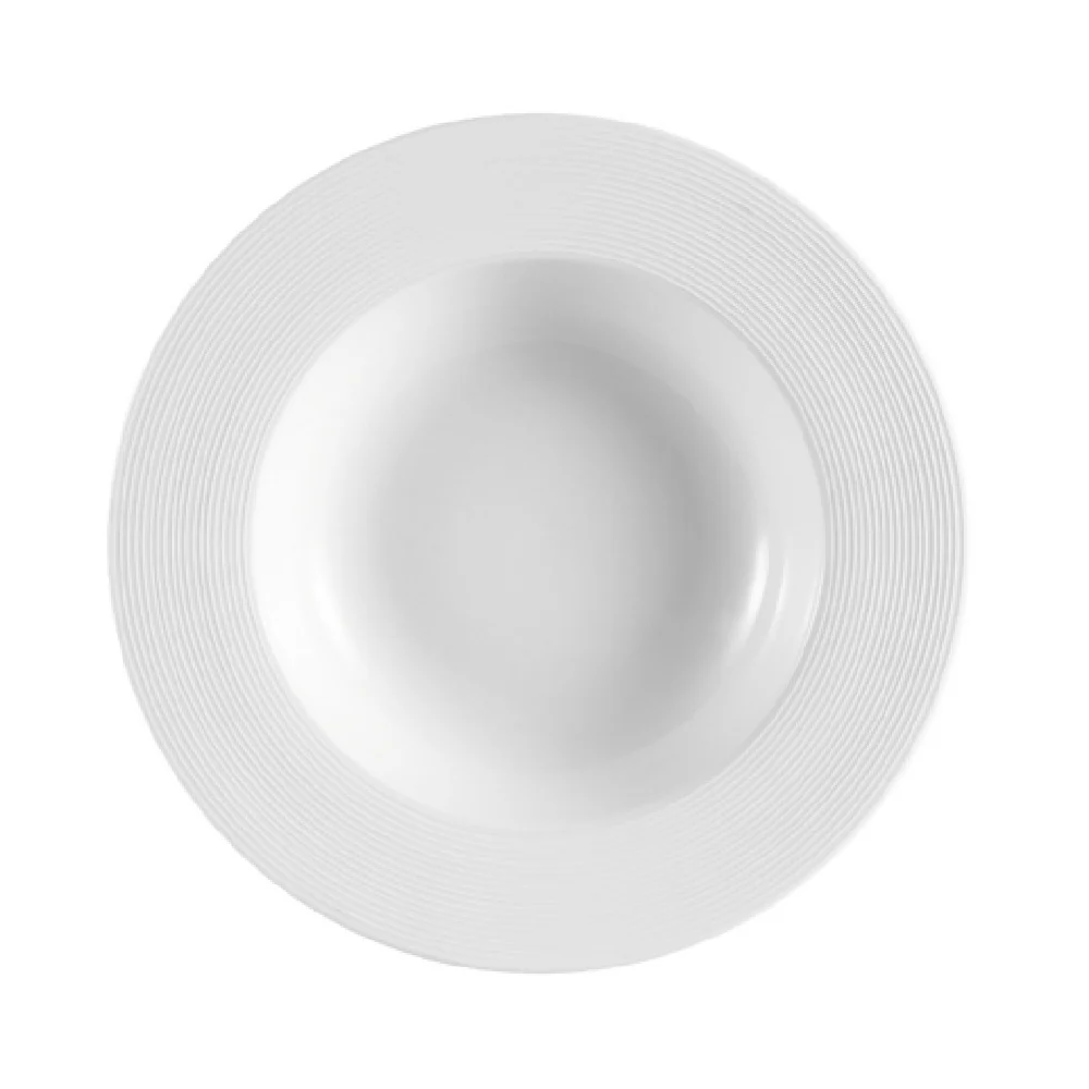 CAC China TST-120 22 Oz Transitions Pasta Bowl 12 Inch Round Porcelain