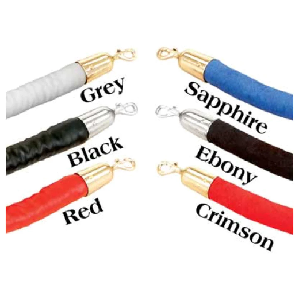 Forbes Industries 2780-6 6-ft. Length Vinyl Rope with Brushed Stainless Steel Hooks Forbes Industries 2780-6 6-ft. Length Vinyl Rope with Brushed Stainless Steel Hooks