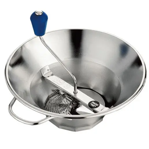 Matfer Bourgeat X3-Handle X3 Food Mill Spare Part Blue Handle Stainless Steel with Ergonomic Grip Matfer Bourgeat X3-Handle X3 Food Mill Spare Part Blue Handle Stainless Steel with Ergonomic Grip