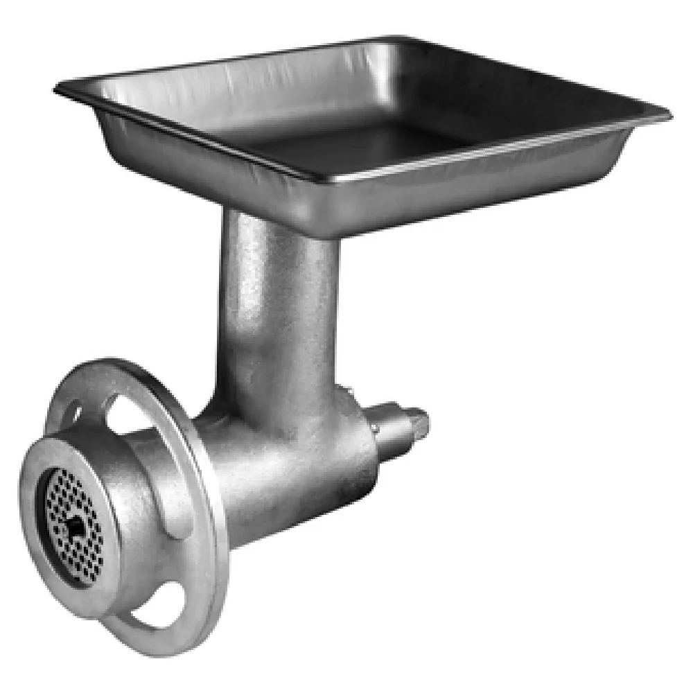 Alfa 22 H CCA Meat Chopper Attachment 22 1/4 Inch Hubless Plate and Knife Cast Steel Alfa 22 H CCA Meat Chopper Attachment 22 1/4 Inch Hubless Plate and Knife Cast Steel