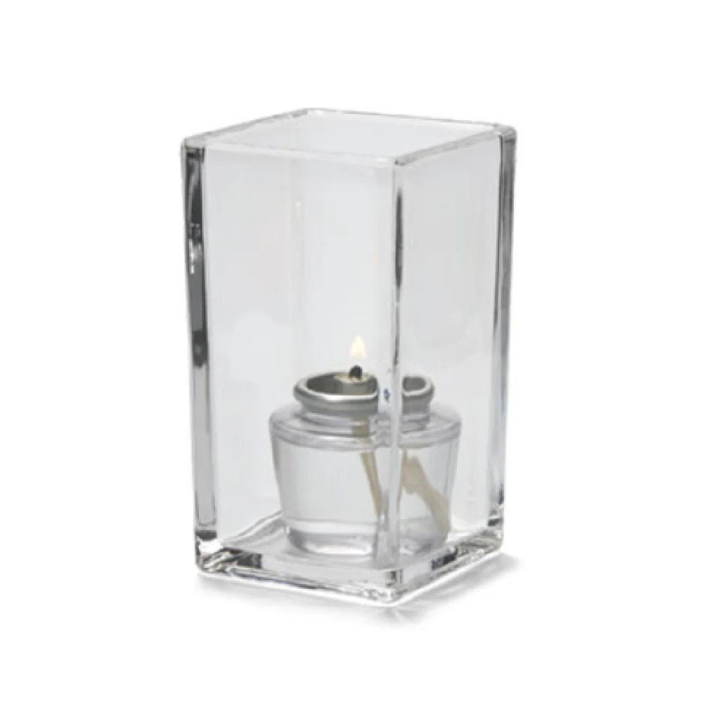 Hollowick 6109C 2-1/2 Inch Clear Glass Votive Lamp Accommodates HD8 HD15 Fuel Cell