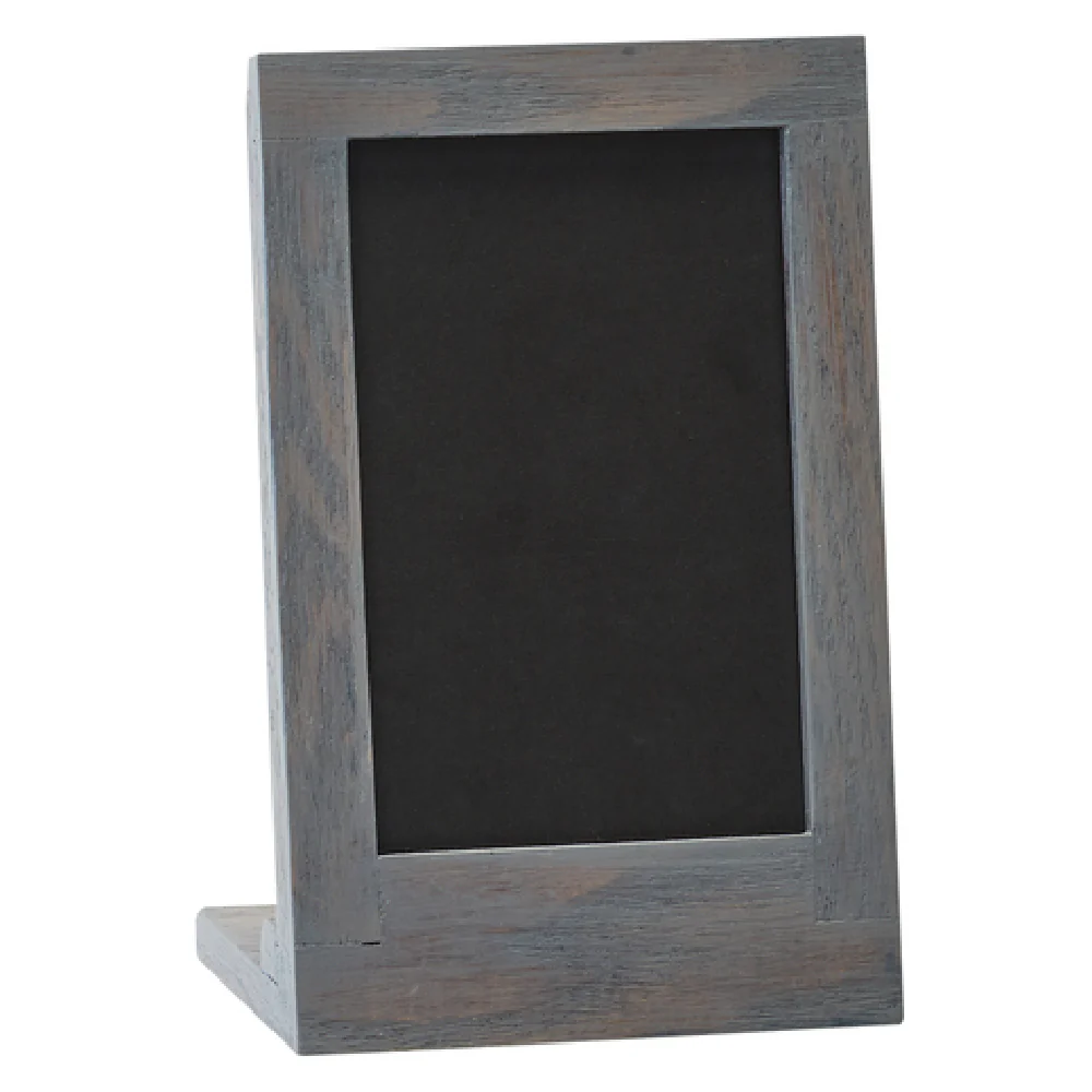 Cal Mil 3818-46-83 4 Inch Ashwood Chalkboard Durable Oak Gray Wash Sign Board