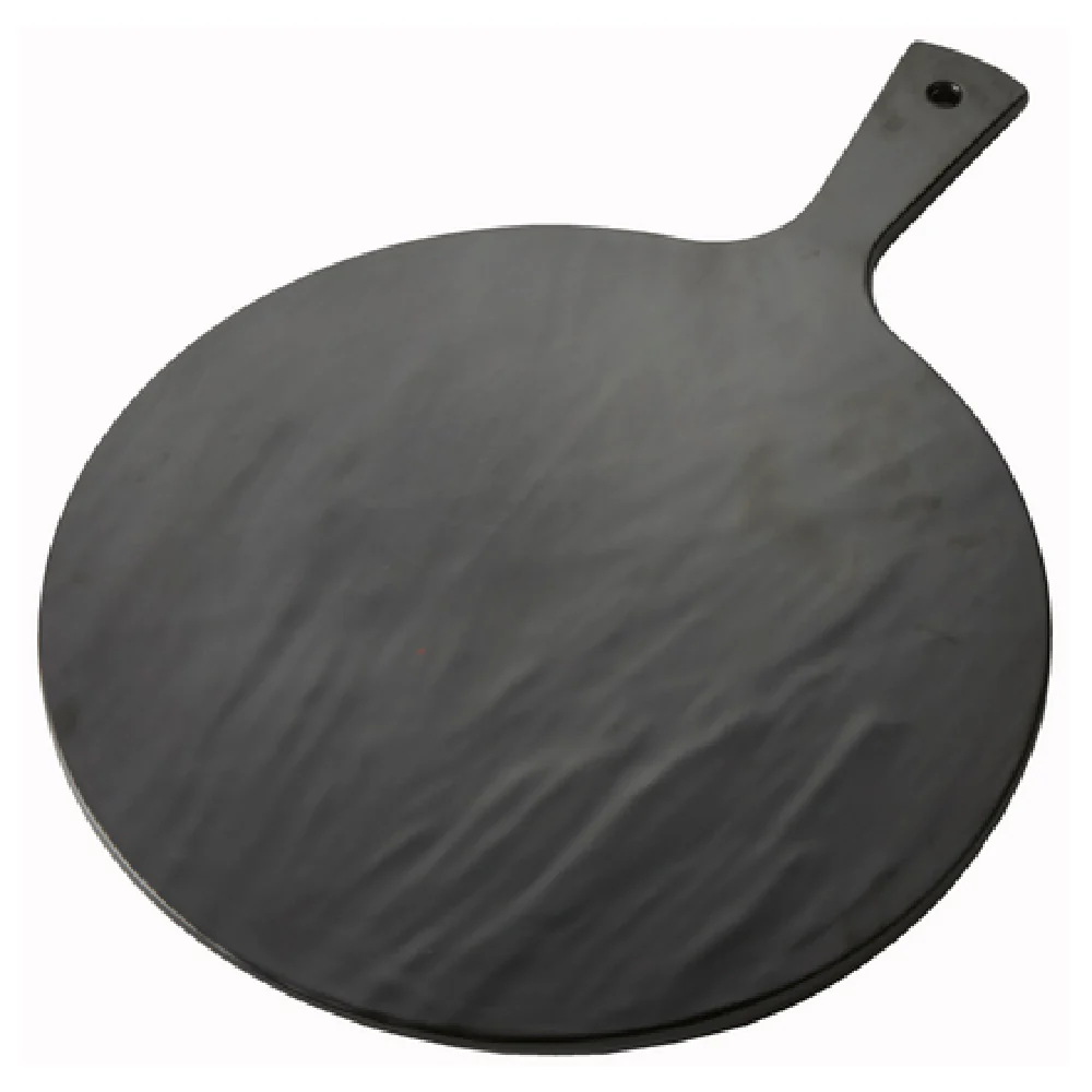 American Metalcraft FSR14 15 Inch Diameter Serving Peel with Handle Melamine Faux Slate