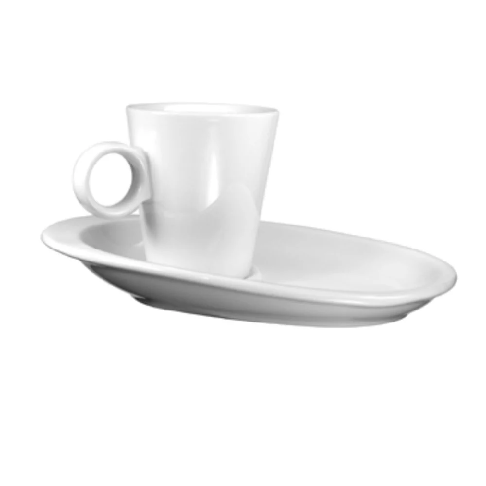 International Tableware FA-6929 6 Oz Milano Cup Bright White Porcelain