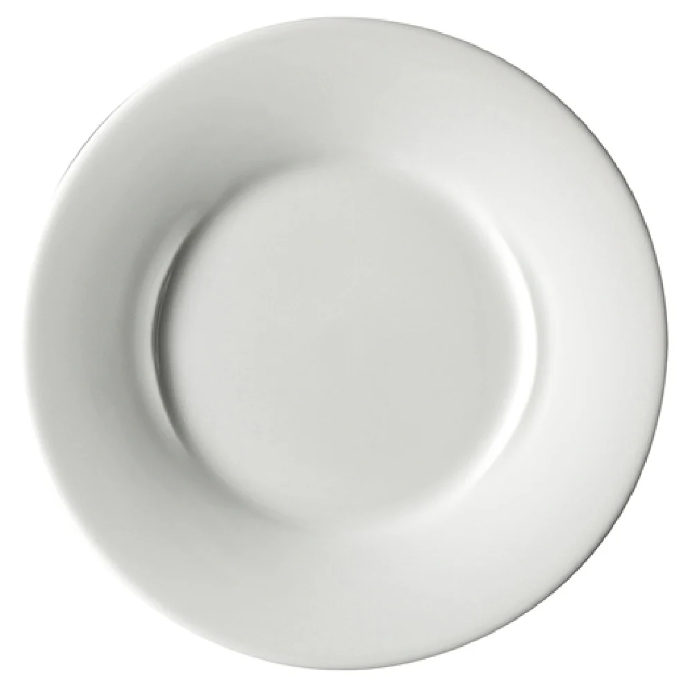 Steelite 6321P1303 6.5 Inch Bread Plate Round Porcelain with Folio - 24 Packs