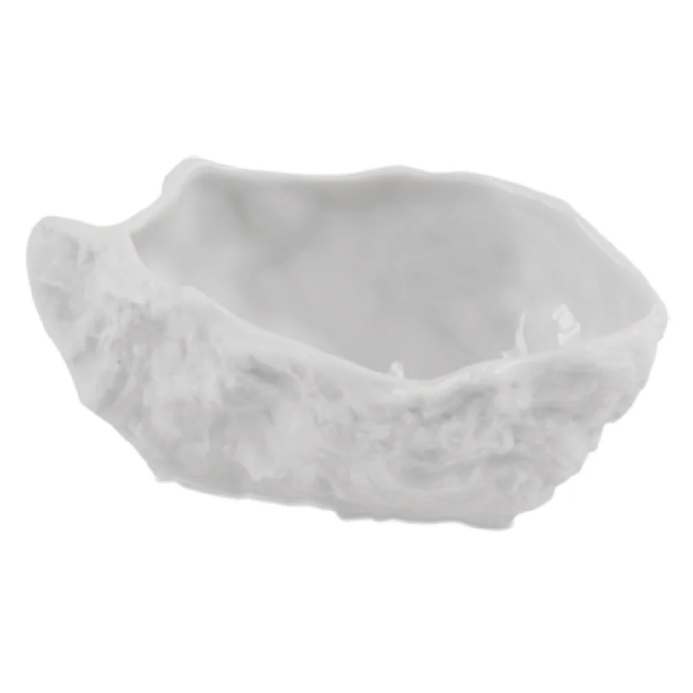 JB Prince R914 3 Inch Oyster Dish Ridged Porcelain White 1-1/2 Oz. JB Prince R914 3 Inch Oyster Dish Ridged Porcelain White 1-1/2 Oz.