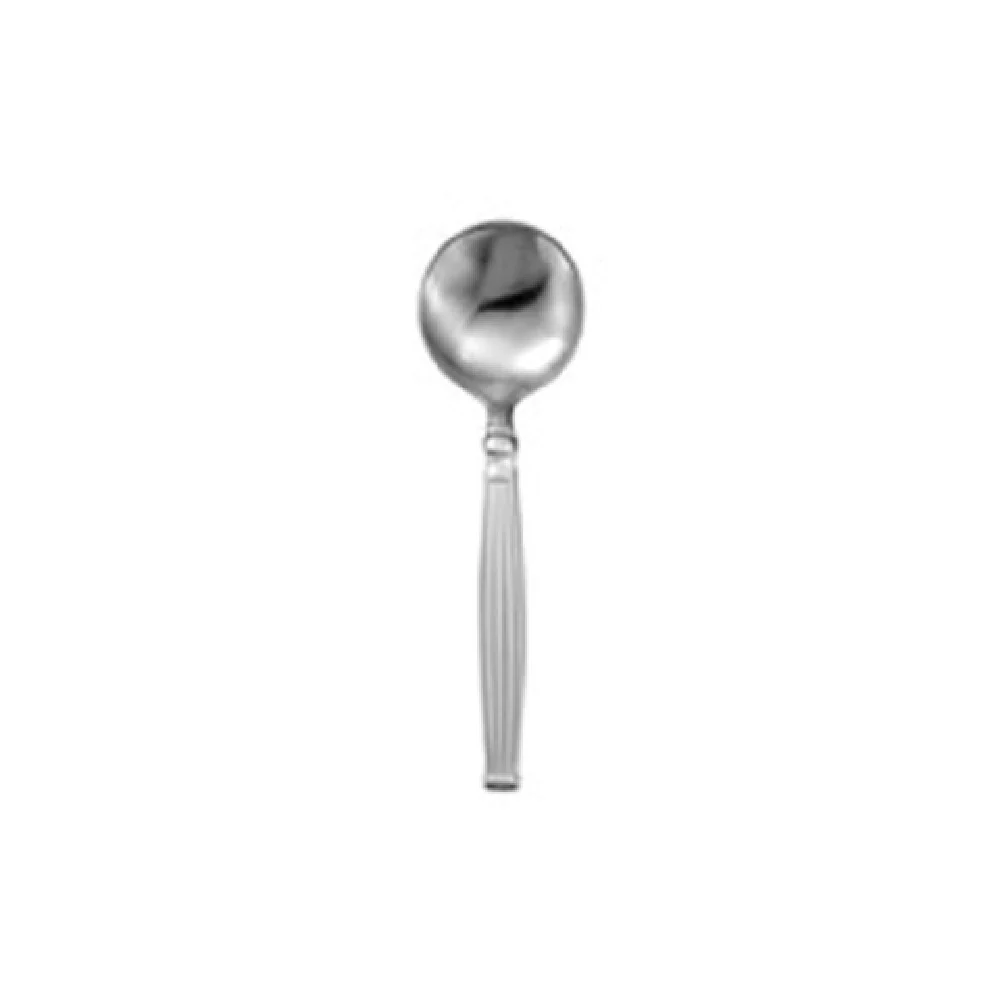 1880 Hospitality T061SBLF 6 Inch Bouillon Spoon Pillar Handle Stainless Steel