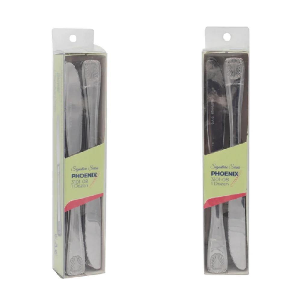 CAC China 3101-08 8 3/4 Inch Heavy Weight Dinner Knife 18/0 Stainless Steel CAC China 3101-08 8 3/4 Inch Heavy Weight Dinner Knife 18/0 Stainless Steel