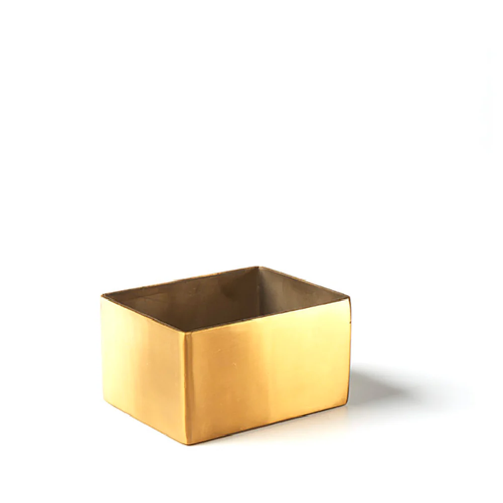 American Metalcraft GSPH4 3-1/4 Inch Sugar Packet Holder Gold Finish Stainless Steel