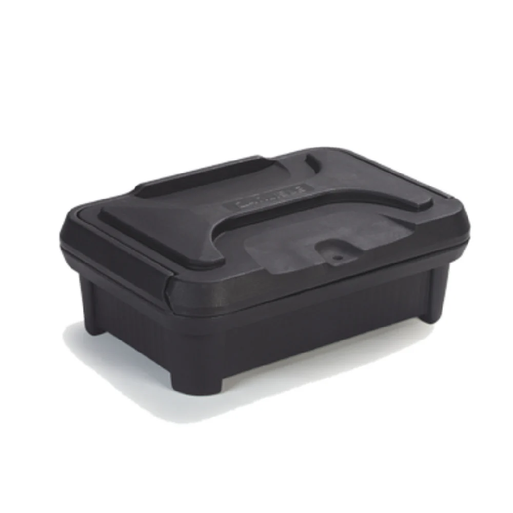 Carlisle XT140003 12 Quart Insulated Food Carrier Black with Tethered Lock Pin Carlisle XT140003 12 Quart Insulated Food Carrier Black with Tethered Lock Pin