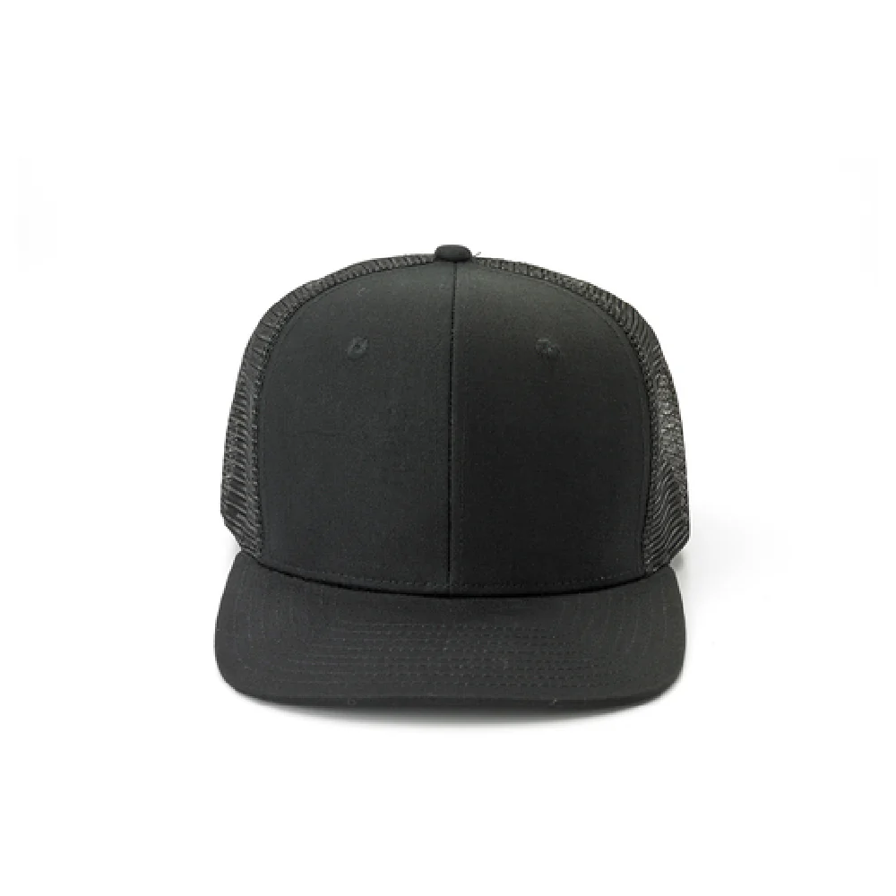 Mercer Culinary M60135BK Trucker Cap Vent Holes Cotton Black with Mesh