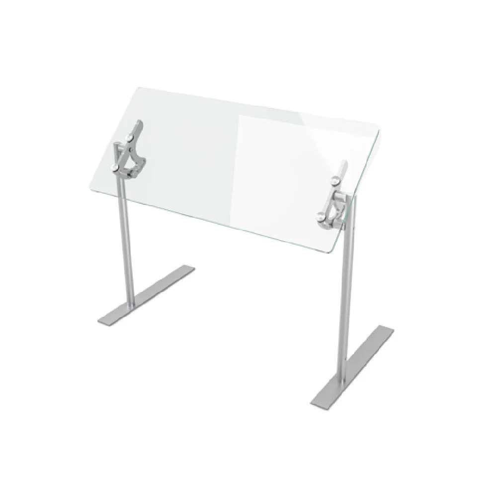 Spring USA VG3-P-SP-24 29 Inch Portable Versa-Gard FreeStyle Glass Food Shield with Clear Tempered Glass